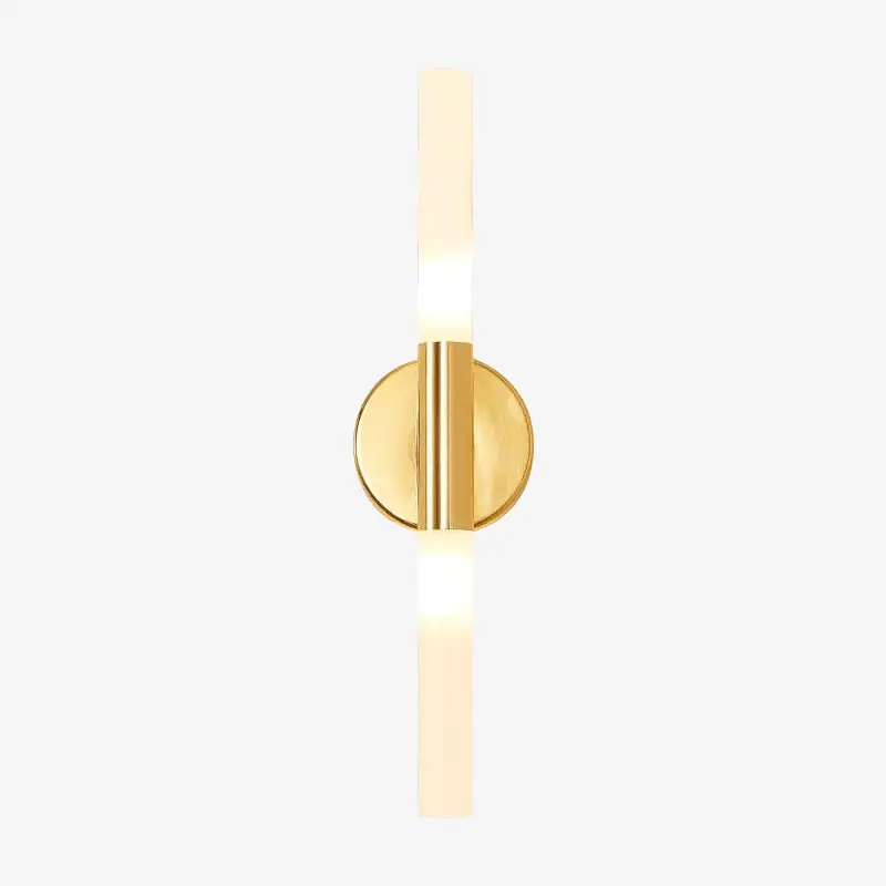 Applique murale LED minimaliste en métal doré