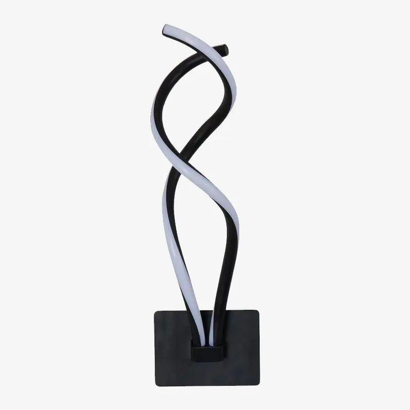 Applique murale LED spirale en aluminium - Style Moderne