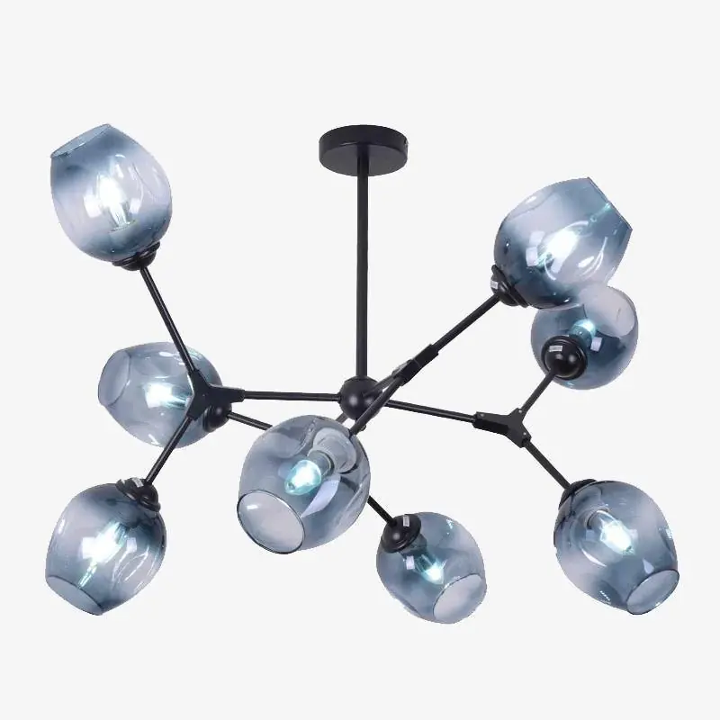 Lustre Design LED Métal et Verre Lindsey