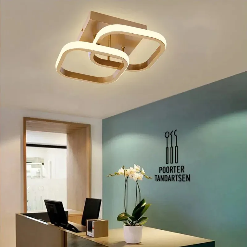 Lustre Moderne en Métal Haute Luminosité - Idéal pour Toutes les Pièces