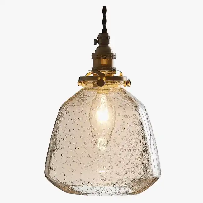 Suspension LED en verre pour un éclairage moderne et nordique