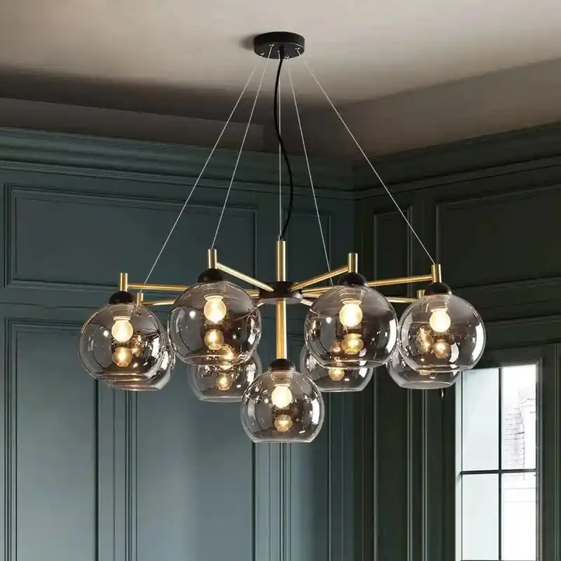 Lustre en verre design Moderne