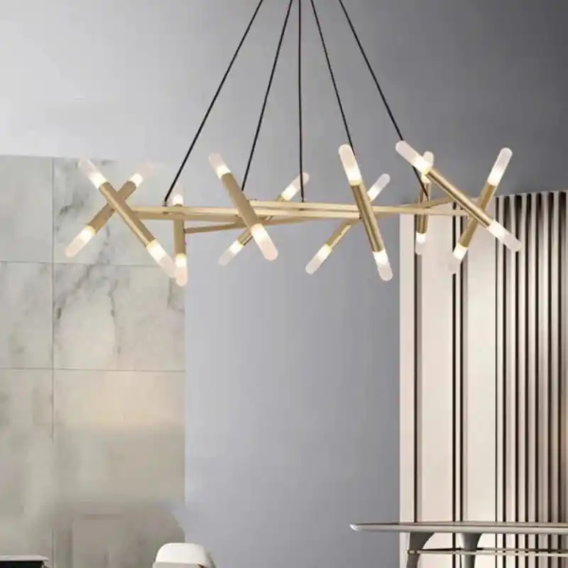 Lustre de luxe au design moderne