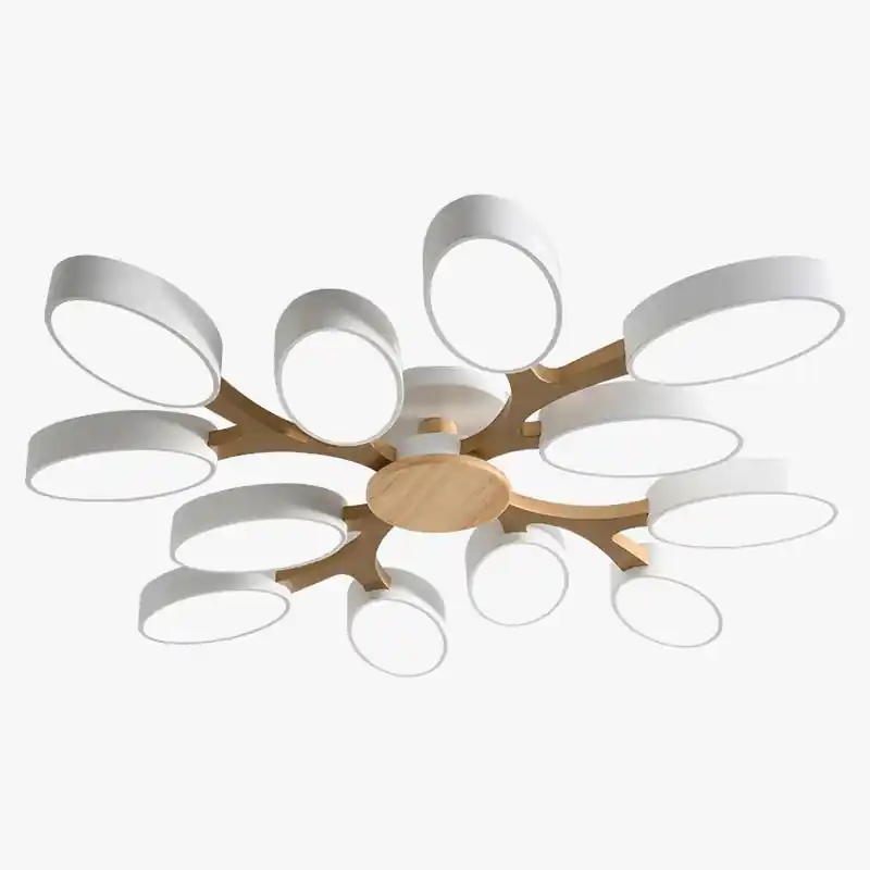 Plafonnier LED \\"Arbre Gris\\"