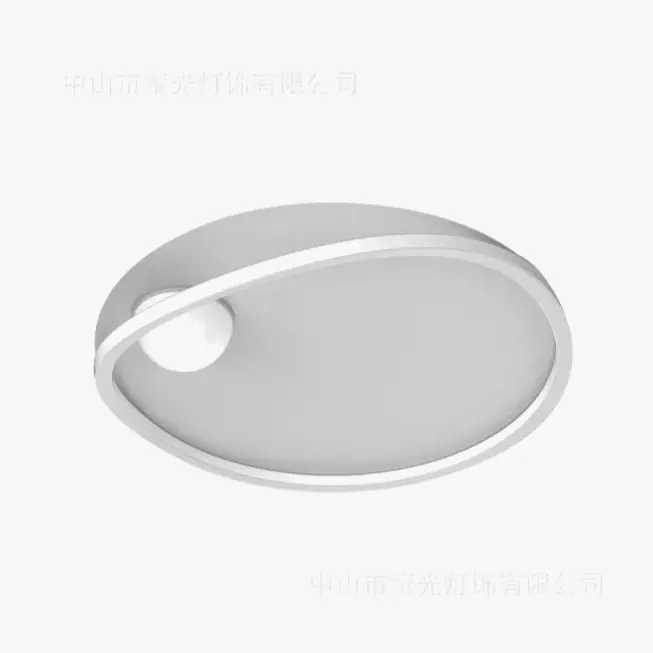 Plafonnier Led en fer forgé circulaire
