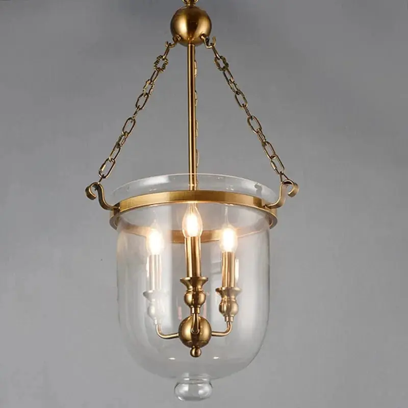 Lustre Loft Bar en verre - Style américain