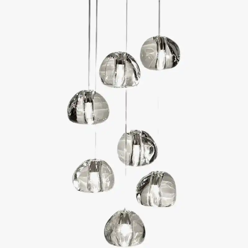 Lustre en cristal rotatif pour un design élégant et moderne