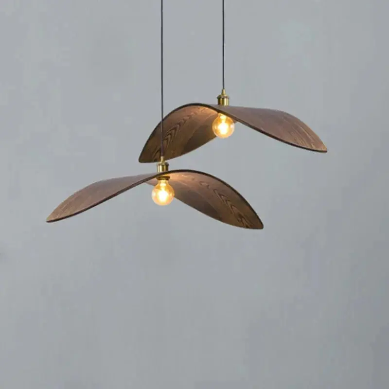 Suspension Bois Imitation pour Cuisine et Bar - Luminaire E27