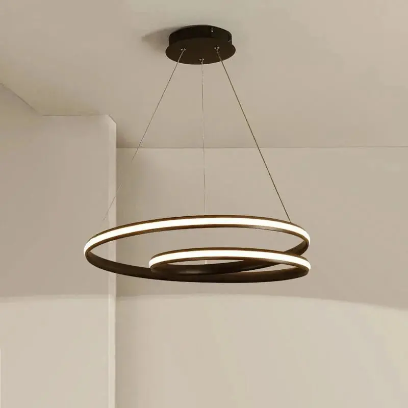Suspensions LED Noir et Blanc
