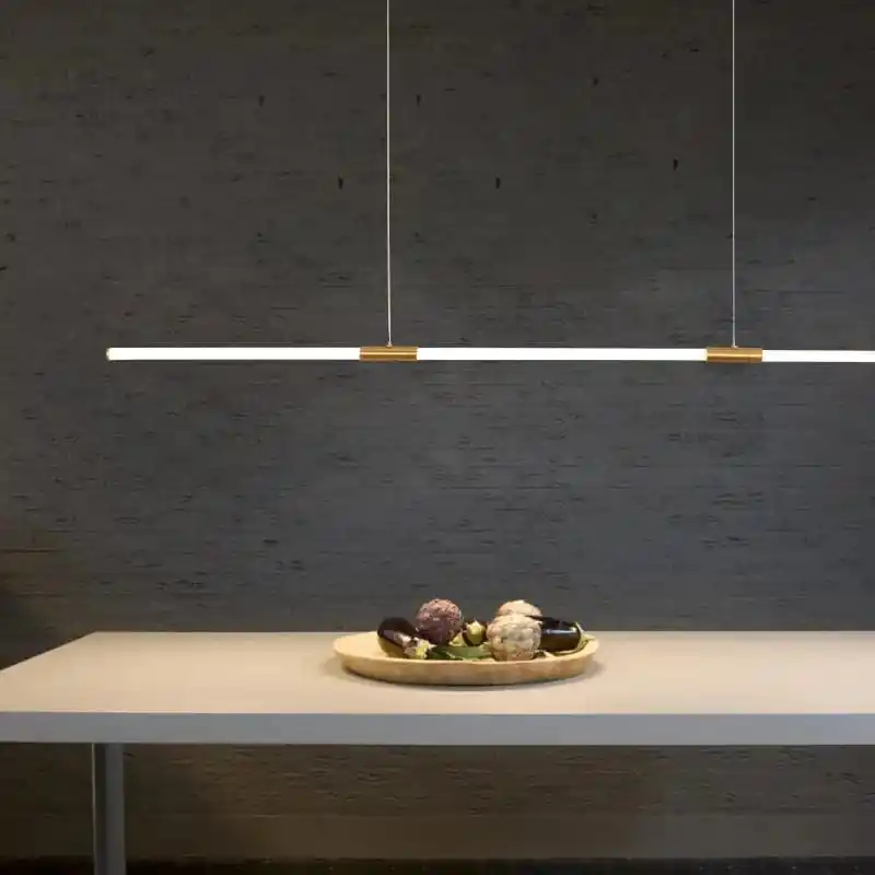 Lustre Cuivre LED Moderne