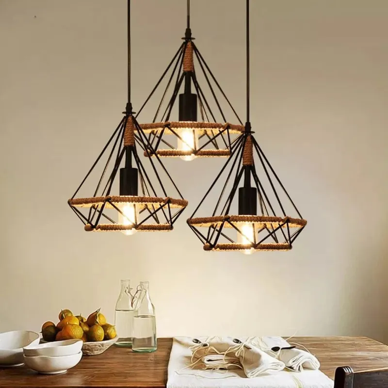 Suspension industrielle Loft cage