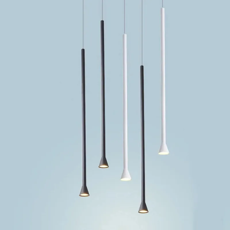 Suspension LED Art Créatif - Long Tube Lumineux