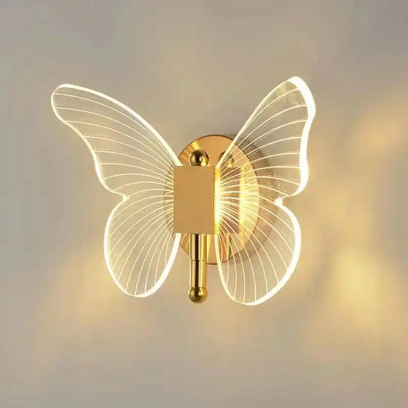 Applique murale LED Papillon Brillant