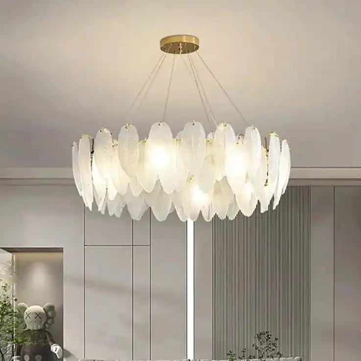 Lustre Design en Verre Moderne