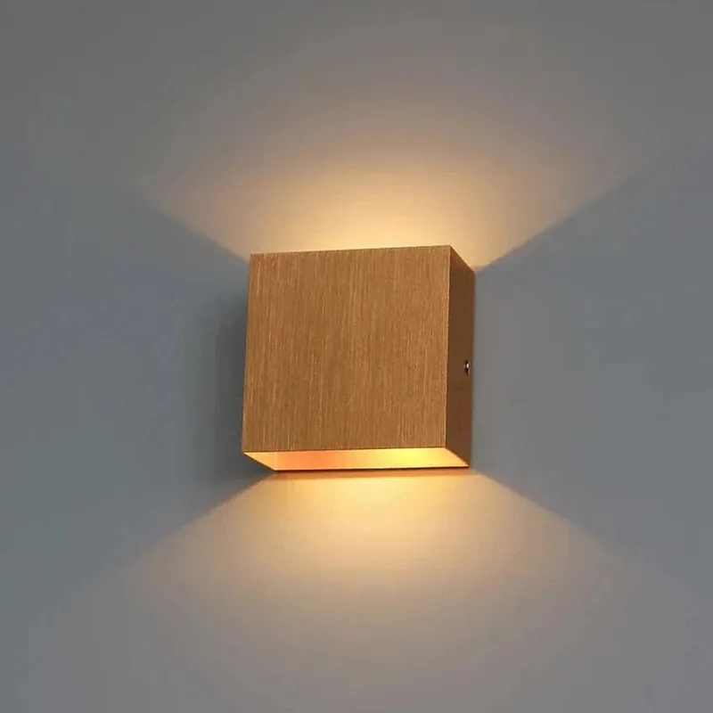 Applique Murale LED Moderne 6W - Luminaire Intérieur en Aluminium