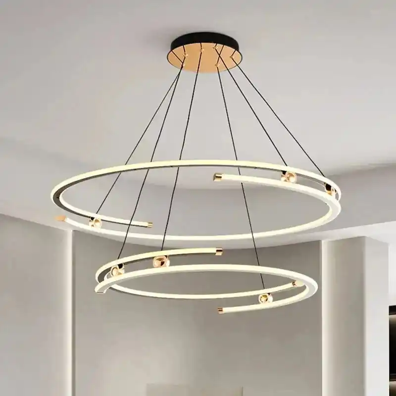 Lustre Suspendu LED Moderne pour Décoration Intérieure