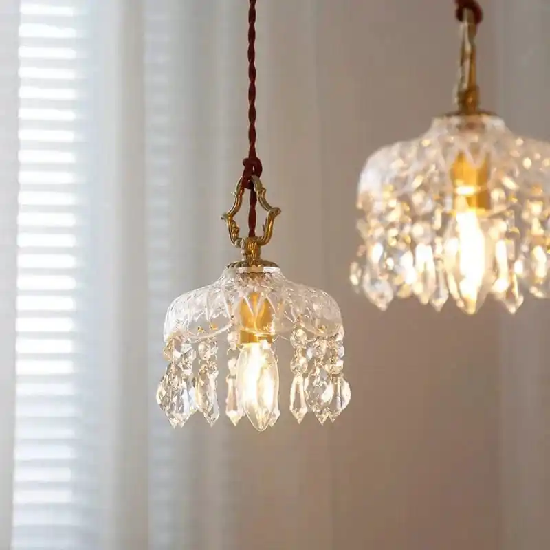 Suspension en verre vintage \\"La Parisienne\\"