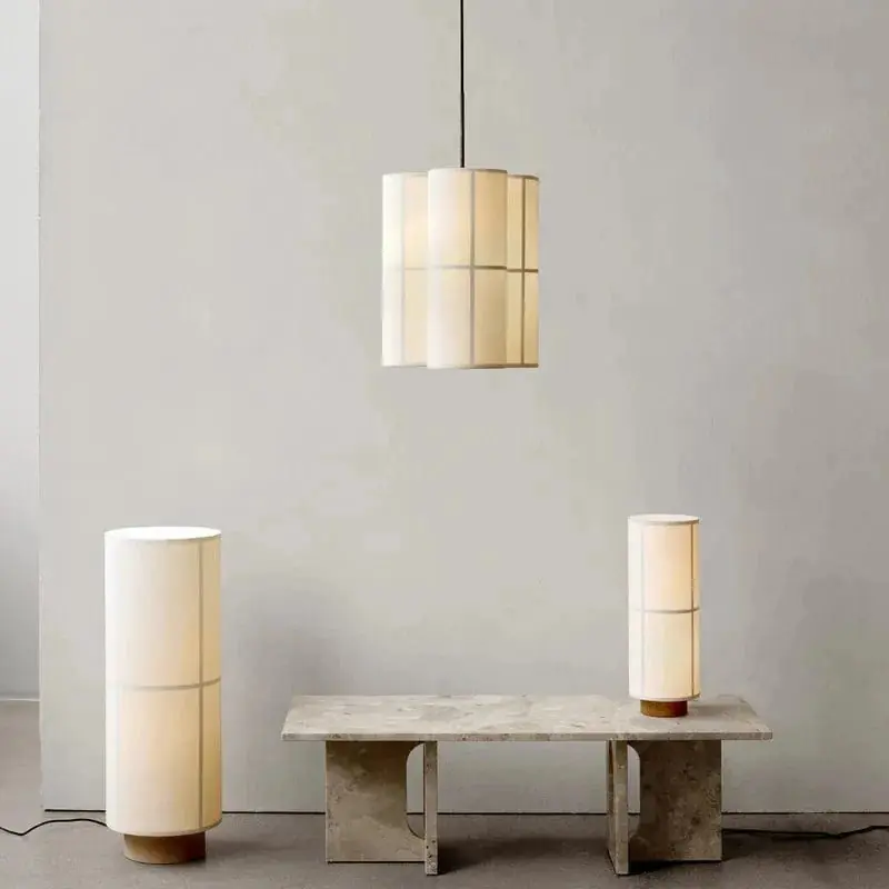 Suspension Vintage Abat-Jour Tissu Design