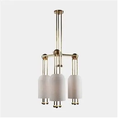 Suspension lanterne en verre uni
