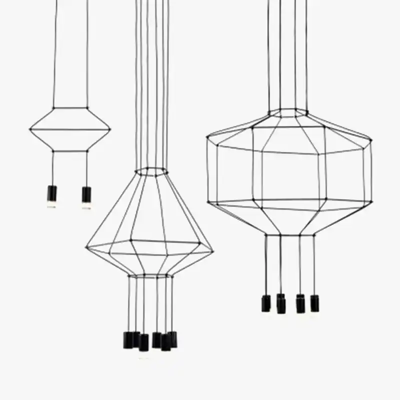 Lustre Moderne Métallique Nordique