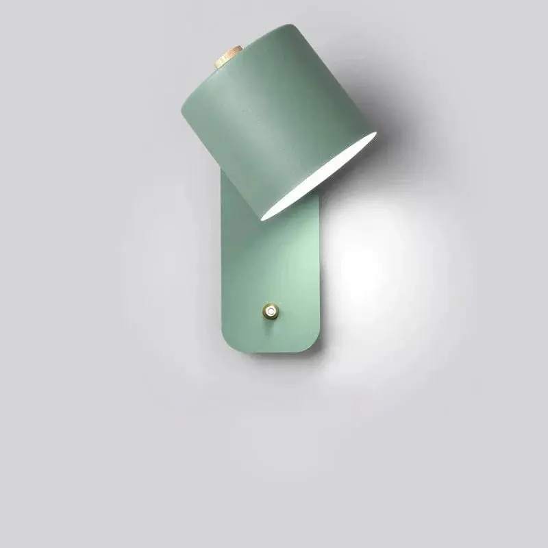 Applique murale LED nordique pour intérieur moderne, avec interrupteur