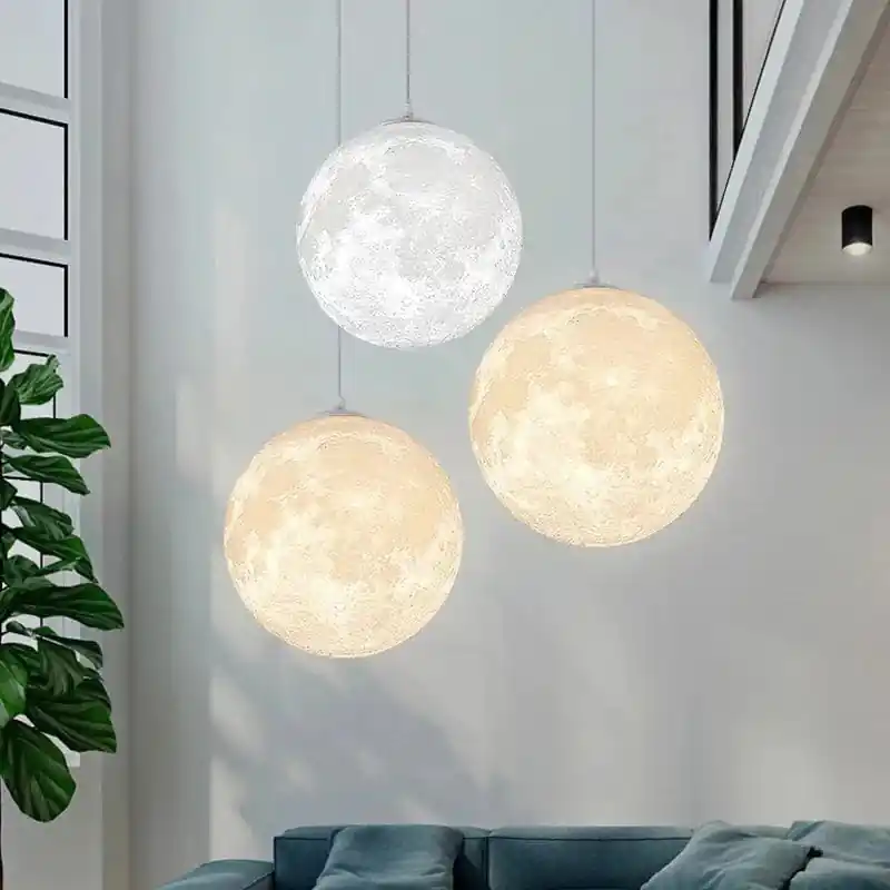 Suspension Lunaire 3D