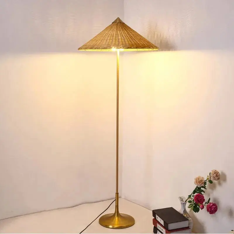 Lampadaire en rotin Tynello Design