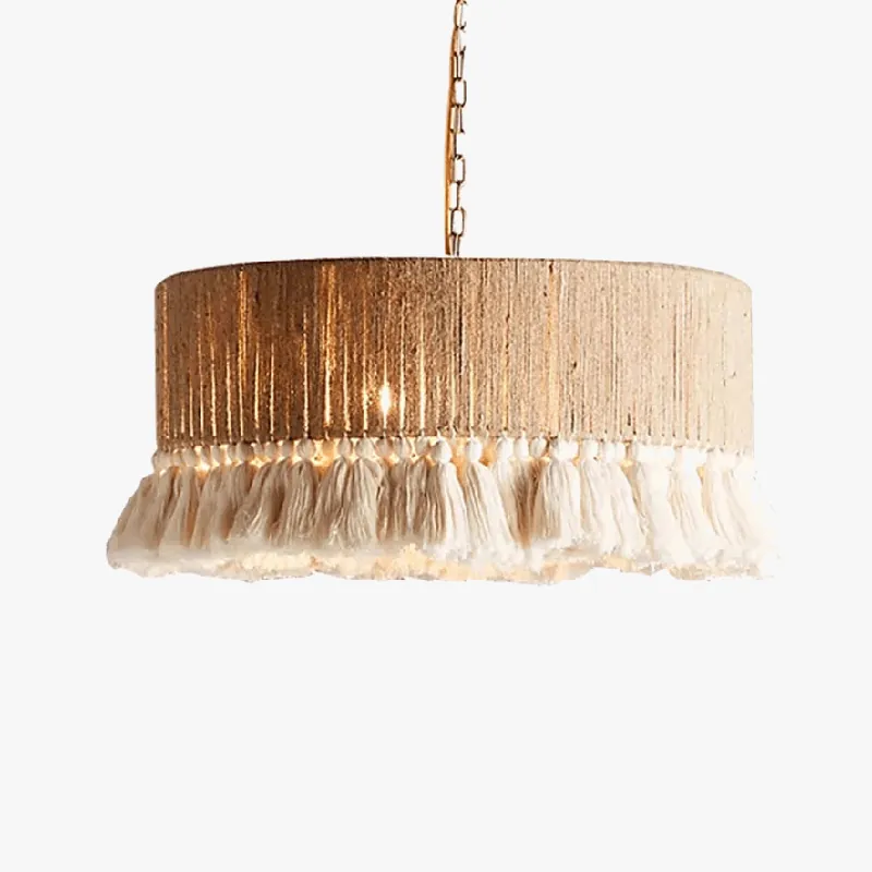 Suspension Vintage \\"Fringe Chic\\"