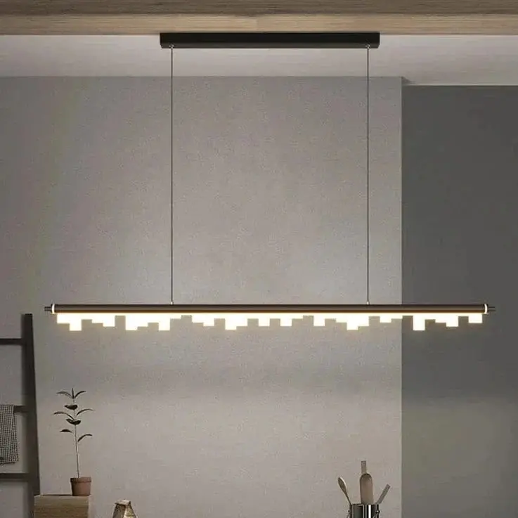 Suspension LED Longue Élégante