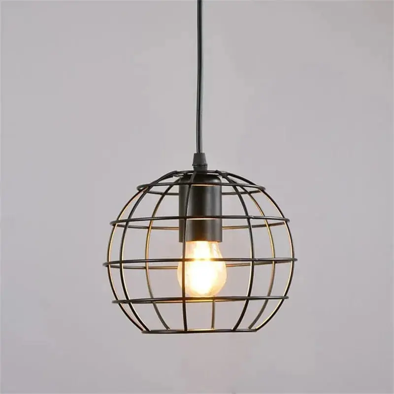 Suspension Vintage Loft en Cage Boule