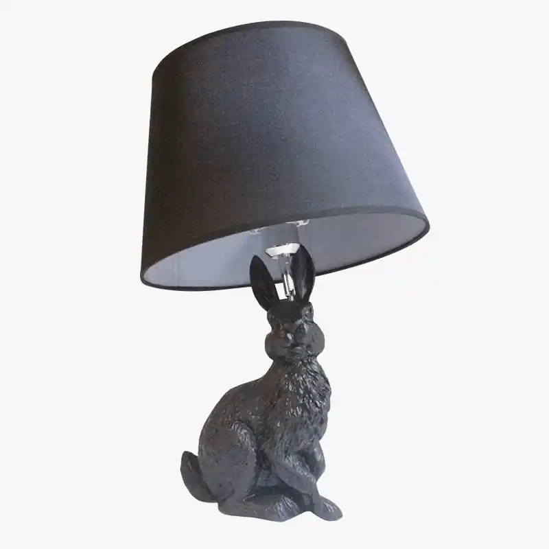 Lampe Lapin Créative en Résine Moderne