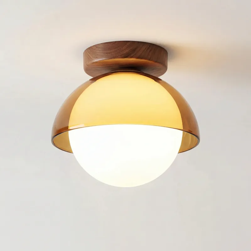 Skadi Bauhaus Vintage Acryl-Deckenleuchte