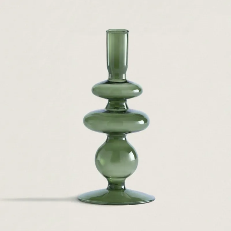 Neriah Minimalistischer Geblasener Glas-Kerzenhalter