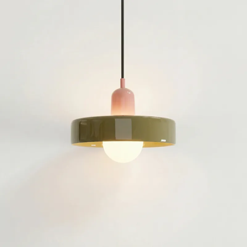 Finan Morandi glazen schijfbol hanglamp