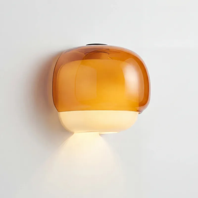 Orvenis Macaron Gekleurde Glazen Wandlamp