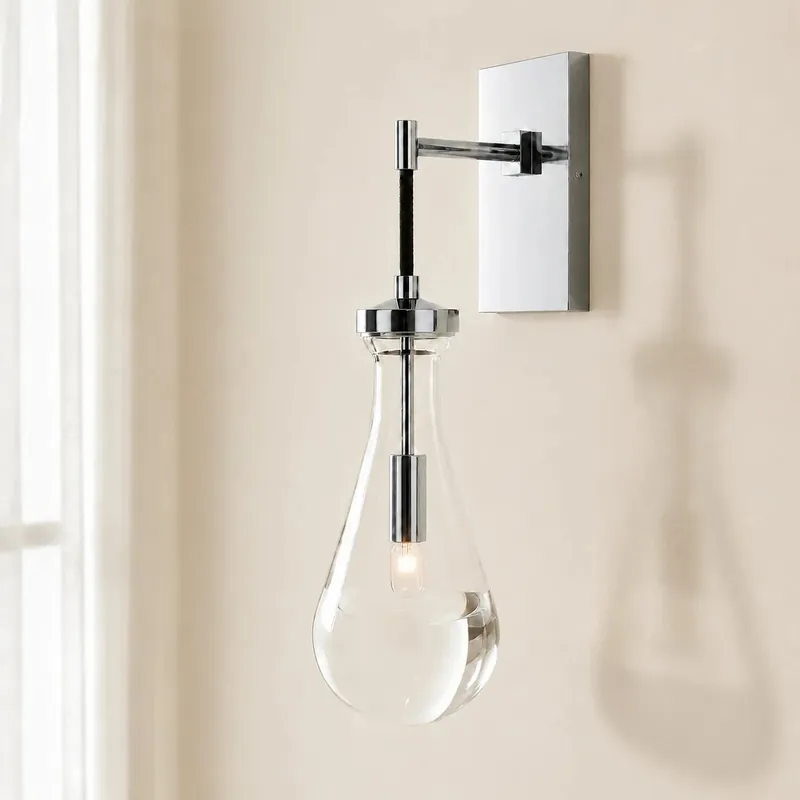 Damla Moderne Luxe Regendruppel Kristallen Wandlamp