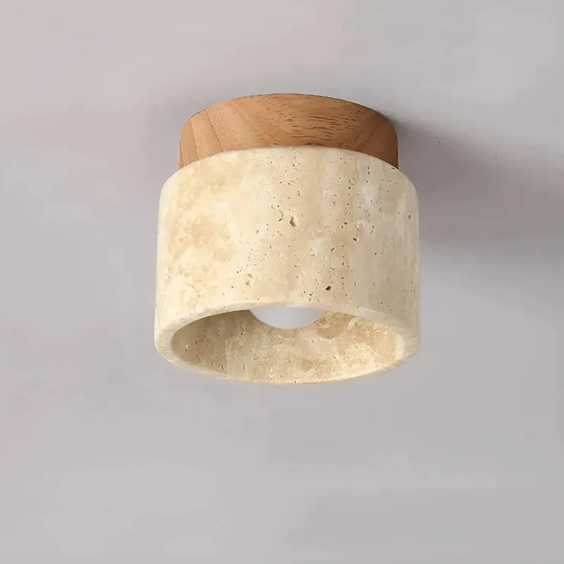 Yetvee Wabi-Sabi Travertijn Plafondlamp
