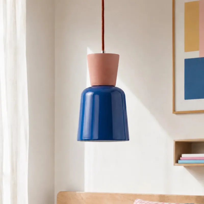 Jesper Moderne Gekleurde IJzer-Keramische Hanglamp