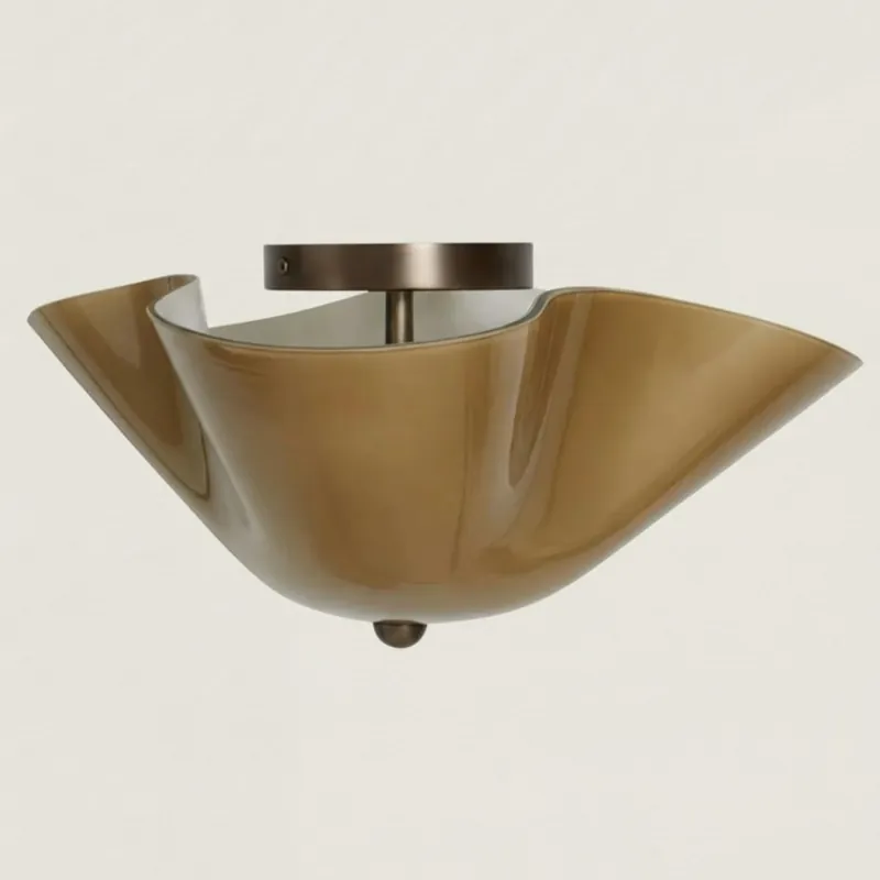 Octavian Moderne Glazen Opbouwplafondlamp