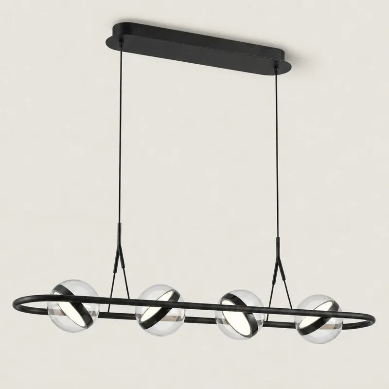Vensora Moderne Lineaire Glazen Bol Hanglamp