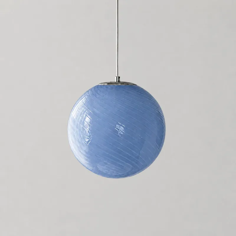 Cleo Moderne Glas-in-Lood Globe Hanglamp