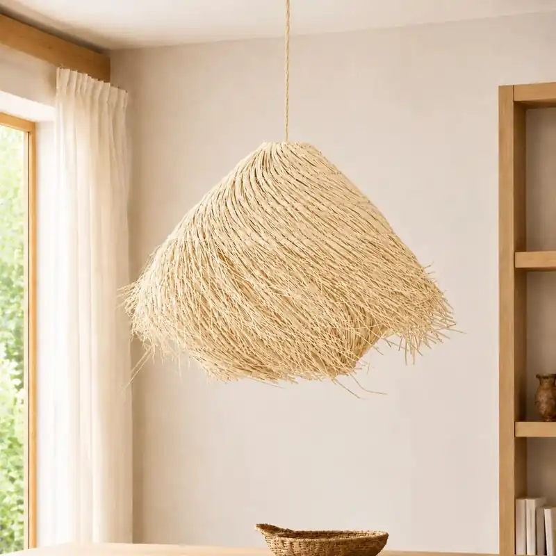 Lampada a sospensione in rattan Jollivet Roost Nest