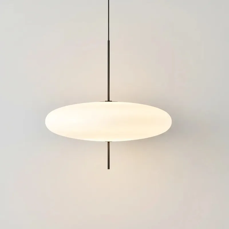 Lampada a sospensione a piattino Claudio 2065