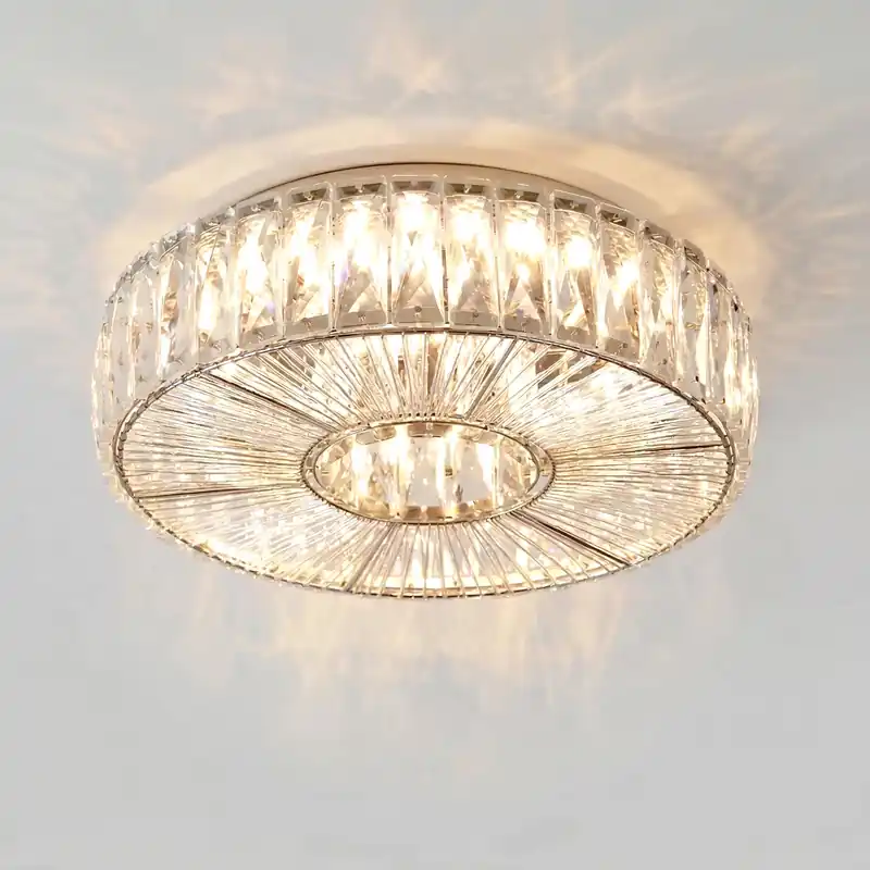 Mirko Moderno Lusso Circolare Lampada da Soffitto in Vetro