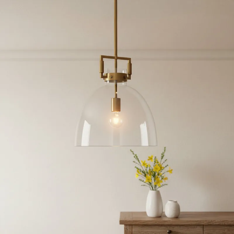 Lampada a sospensione a cupola minimalista Cormac