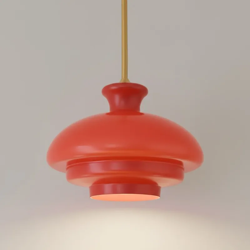 Lampada a sospensione in vetro moderno Bauhaus Liorah