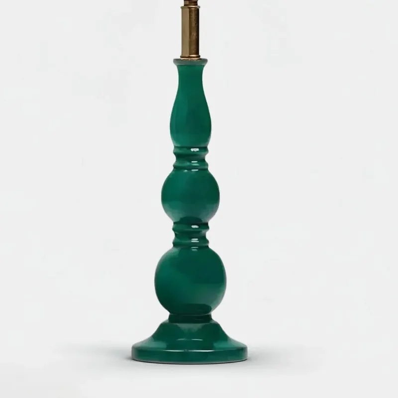 Base per lampada da tavolo in legno a forma di bottiglia vintage Briony