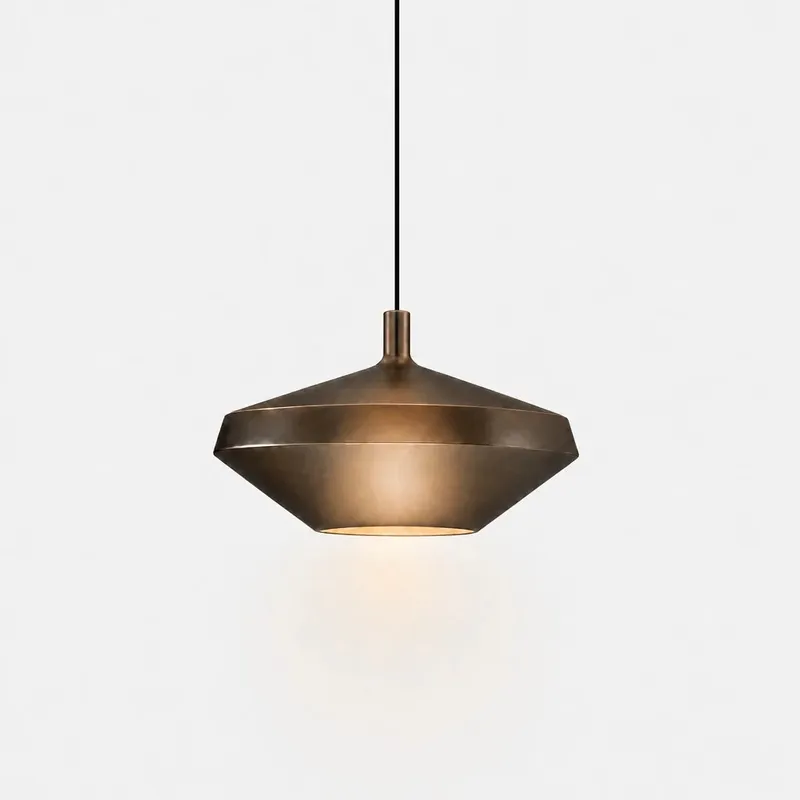 Lampada a sospensione geometrica in vetro soffiato a mano Vionne Nordic