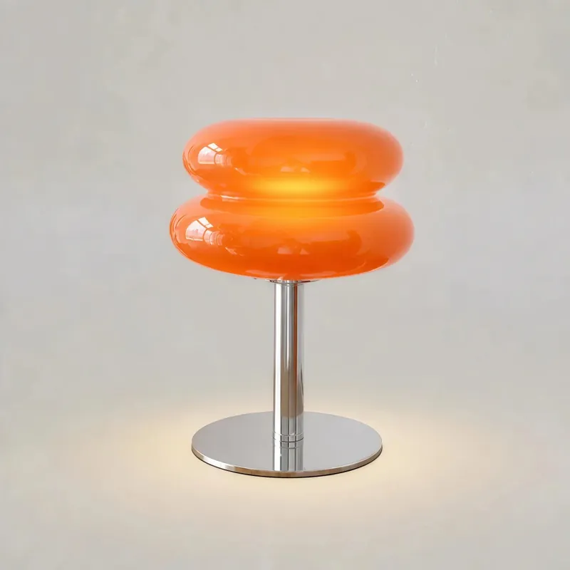 Lámpara de mesa minimalista de vidrio Finn Bauhaus