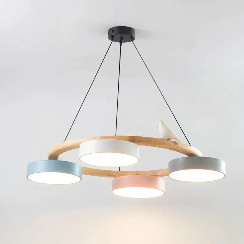 Candelabro Redondo Cadmus Macarons Bird Woon
